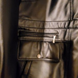 Men's genuine leather coat